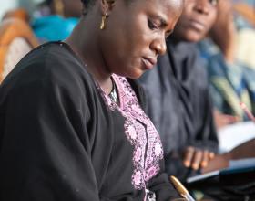 Attendee at an HIV counselor training. Source - MSH. 